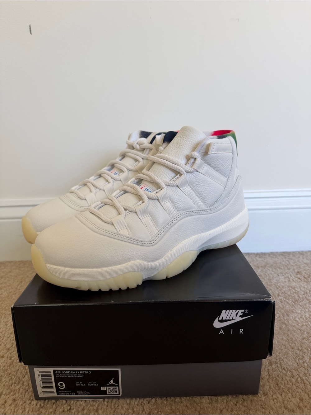NWOT Jordan Retro 11  - White